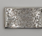 Solid Silver Curved Calling-Card Case Birmingham, 1908
