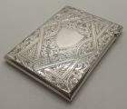 Solid Silver  Calling-Card Case  Birmingham, H&T 1895.
