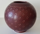 Early Solberg Aluminia footed polka dots Vase 1605. Early Solberg Aluminia footed polka dots Vase 1605.