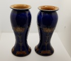 Pair of Art Nouveau Royal Doulton stoneware Vases.