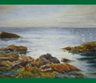 Perwick Bay, Port St Mary, Isle of Man Watercolour Painting.