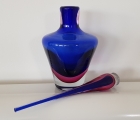 Murano Sommerso Decanter with Stopper.