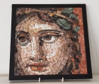French Modern Mosaic Plaque by Patricia Hourcq.