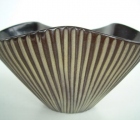 Upsala-Ekeby Decorative Tricon shaped Bowl.