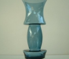 Riihimaki / Riihimaen Lasi Oy glass vase .