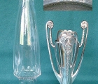 WMF Art Nouveau Silver & Crystal Vase.