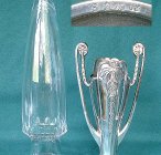 WMF Art Nouveau Silver & Crystal Vase.