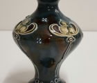 Royal Doulton Lambeth stoneware vase.